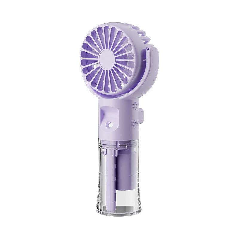 Portable Spray Fan 4 Vitesses – Brumisateur & Ventilateur Rechargeable USB