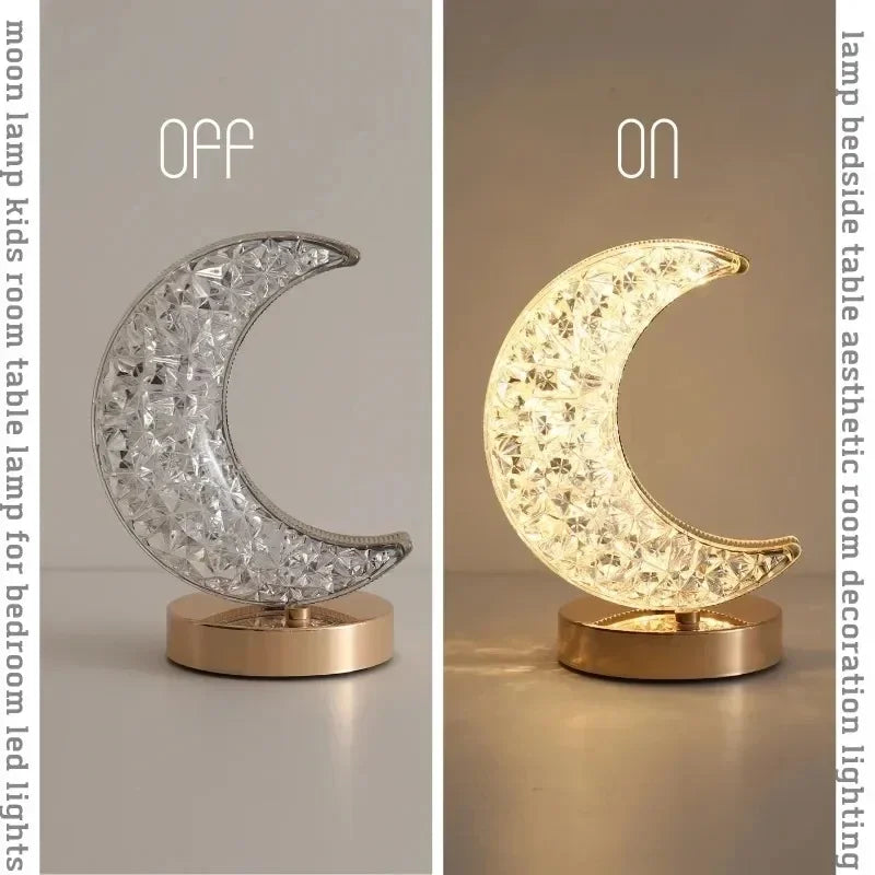 Lampe de table LED de chevet USB,