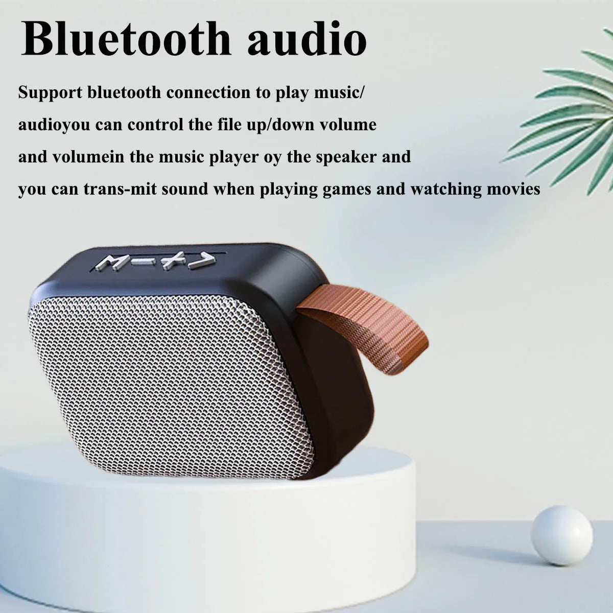Tragbare Lautsprecher für den Außenbereich, Bluetooth 5.0, Mini-Oxford-Lautsprecher, kabellose Säule, 3D-Stereo-Musik-Player, Surround-HiFi-Soundbox