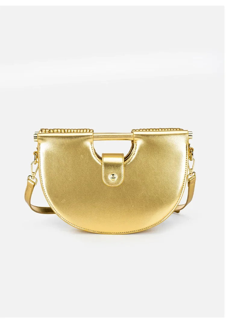 Fashionable Bamboo Fiber Woven Handbag Women's Clutch Bag Personalized High-End Sensation Soft Shell Bag Mobile Phone Pocket