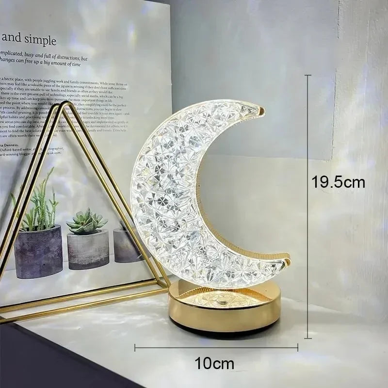Lampe de table LED de chevet USB,