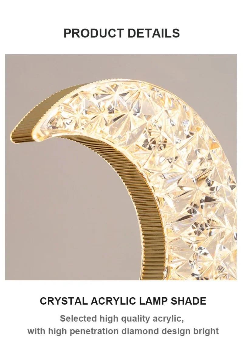 Lampe de table LED de chevet USB,