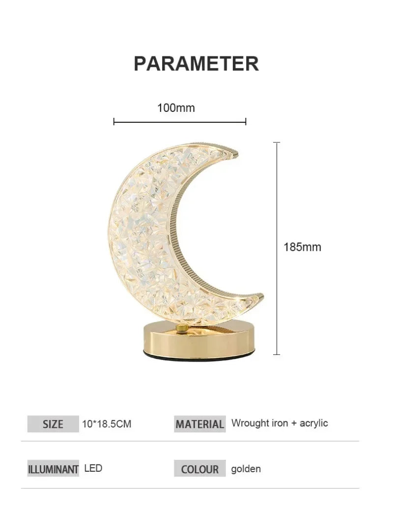 Lampe de table LED de chevet USB,