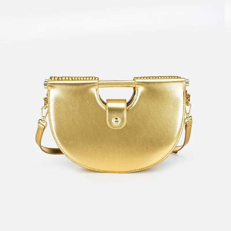 Fashionable Bamboo Fiber Woven Handbag Women's Clutch Bag Personalized High-End Sensation Soft Shell Bag Mobile Phone Pocket