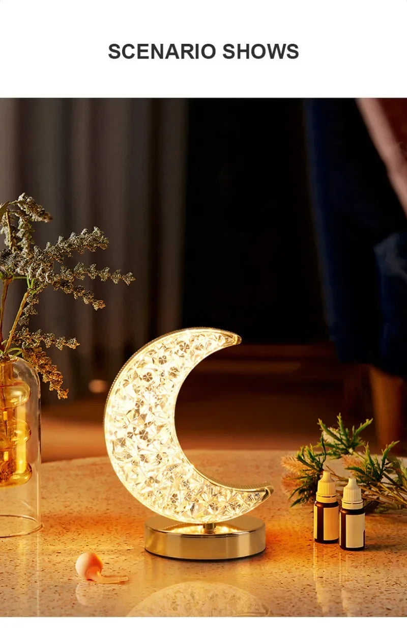 Lampe de table LED de chevet USB,