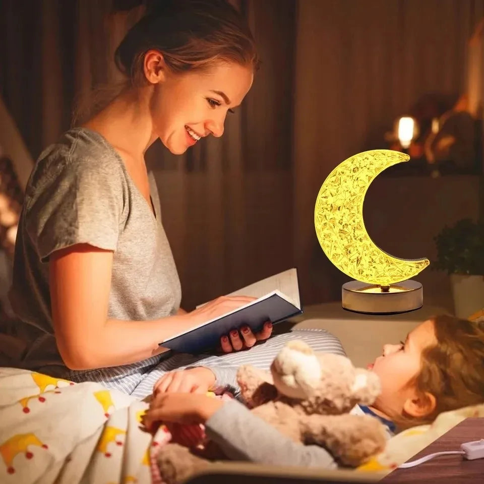 Lampe de table LED de chevet USB,