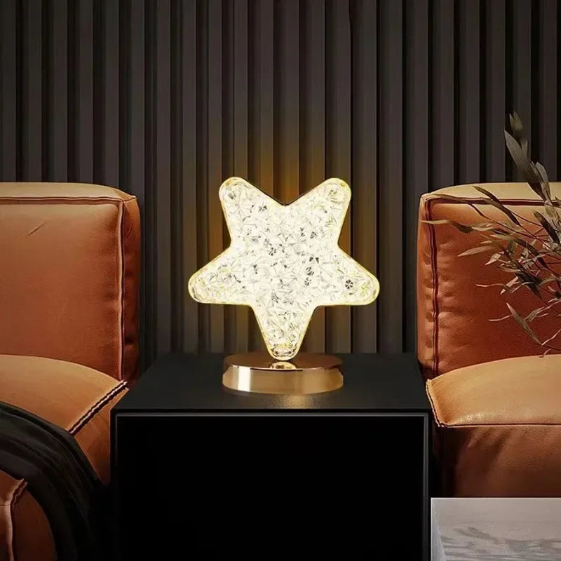 Lampe de table LED de chevet USB,