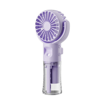 Portable Spray Fan 4 Vitesses – Brumisateur & Ventilateur Rechargeable USB