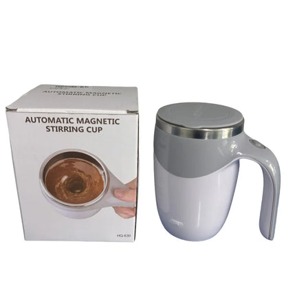 Ubitree Tasse à café avec mélangeur automatique rechargeable pour café, thé, chocolat chaud et plus encore – Gobelet de voyage isotherme en acier inoxydable pour la maison, le bureau