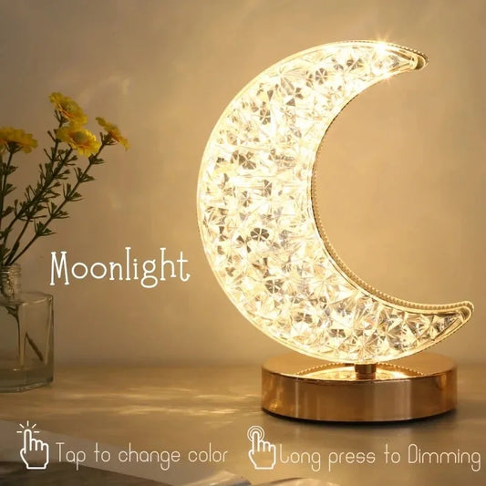 Lampe de table LED de chevet USB,